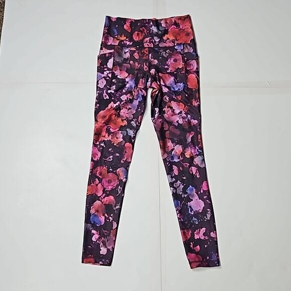 Athleta Salutation Stash Pocket II Printed Tight size S - Picture 3 of 8